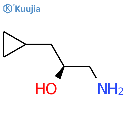 (2S)-1-amino-3-cyclopropylpropan-2-ol structure