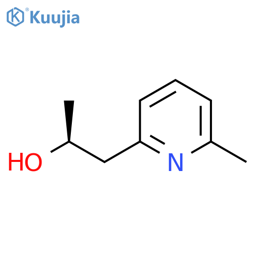 (2S)-1-(6-methylpyridin-2-yl)propan-2-ol structure