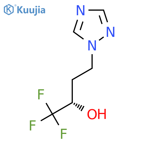(2S)-1,1,1-trifluoro-4-(1H-1,2,4-triazol-1-yl)butan-2-ol structure