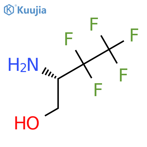 (2S)-2-amino-3,3,4,4,4-pentafluorobutan-1-ol structure
