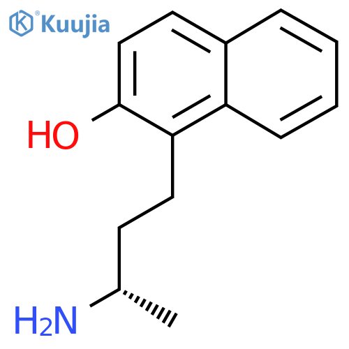 1-(3S)-3-aminobutylnaphthalen-2-ol structure