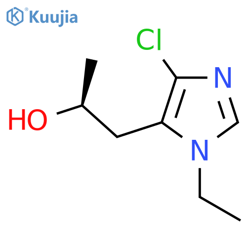 (2S)-1-(4-chloro-1-ethyl-1H-imidazol-5-yl)propan-2-ol structure