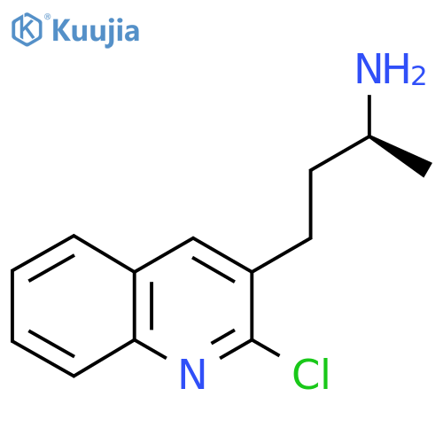 (2S)-4-(2-chloroquinolin-3-yl)butan-2-amine structure