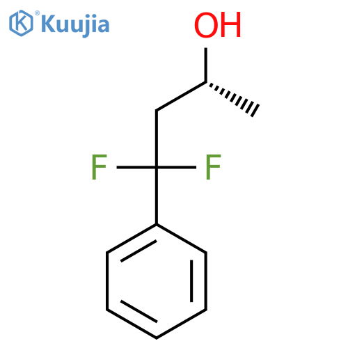 (2R)-4,4-difluoro-4-phenylbutan-2-ol structure