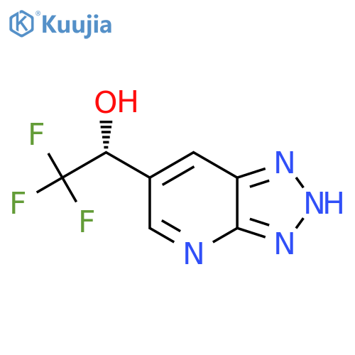 (1R)-2,2,2-trifluoro-1-{3H-1,2,3triazolo4,5-bpyridin-6-yl}ethan-1-ol structure