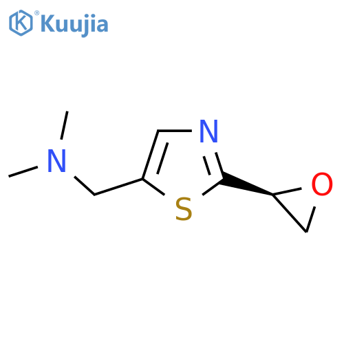 dimethyl({2-(2S)-oxiran-2-yl-1,3-thiazol-5-yl}methyl)amine structure