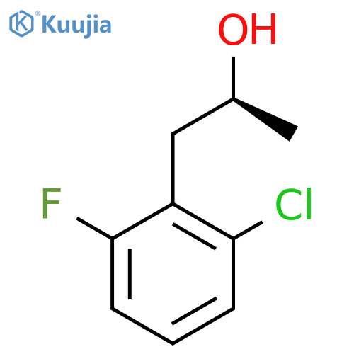 (2S)-1-(2-chloro-6-fluorophenyl)propan-2-ol structure