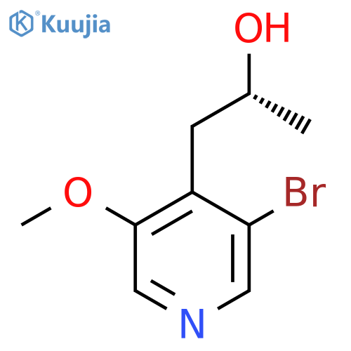 (2R)-1-(3-bromo-5-methoxypyridin-4-yl)propan-2-ol structure