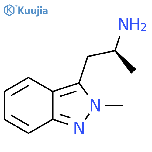 (2S)-1-(2-methyl-2H-indazol-3-yl)propan-2-amine structure