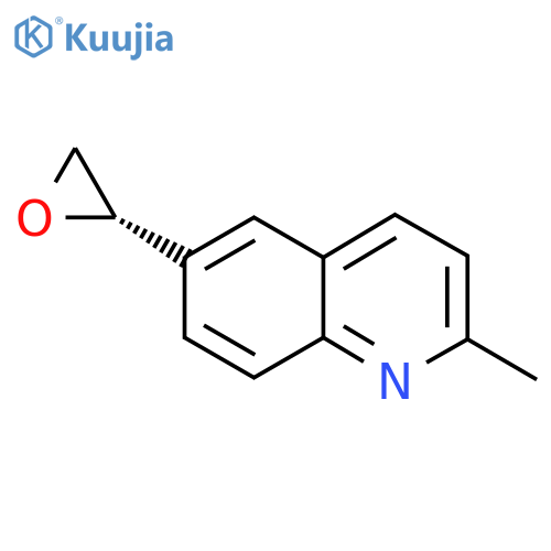 2-methyl-6-(2S)-oxiran-2-ylquinoline structure