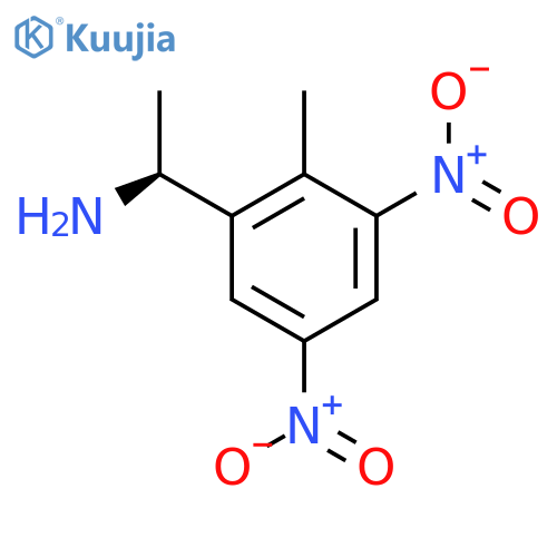 (1S)-1-(2-methyl-3,5-dinitrophenyl)ethan-1-amine structure