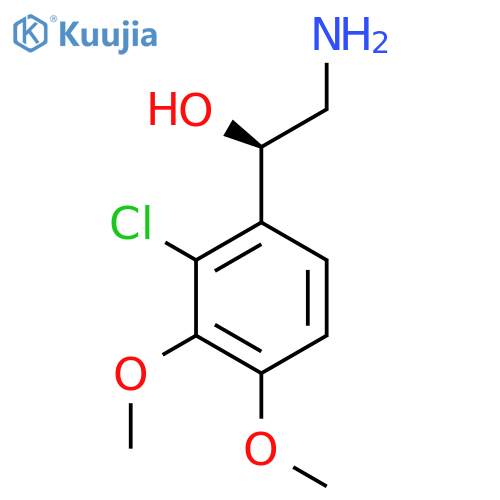 (1R)-2-amino-1-(2-chloro-3,4-dimethoxyphenyl)ethan-1-ol structure