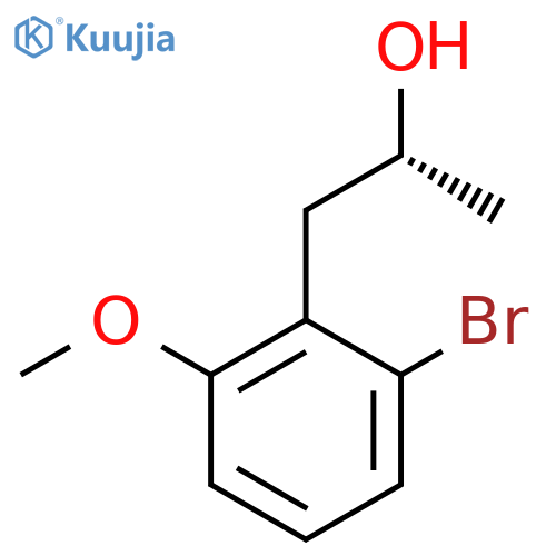 (2R)-1-(2-bromo-6-methoxyphenyl)propan-2-ol structure
