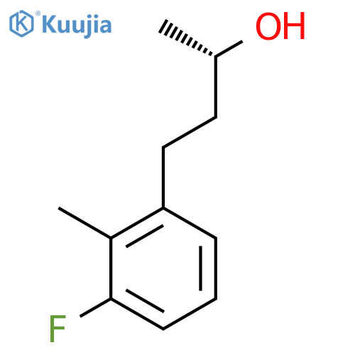 (2S)-4-(3-fluoro-2-methylphenyl)butan-2-ol structure