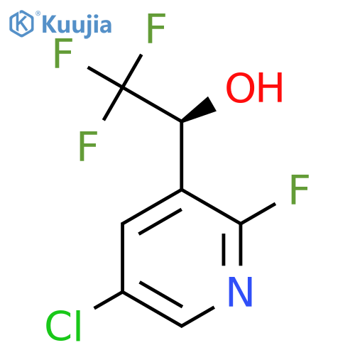 (1S)-1-(5-chloro-2-fluoropyridin-3-yl)-2,2,2-trifluoroethan-1-ol structure