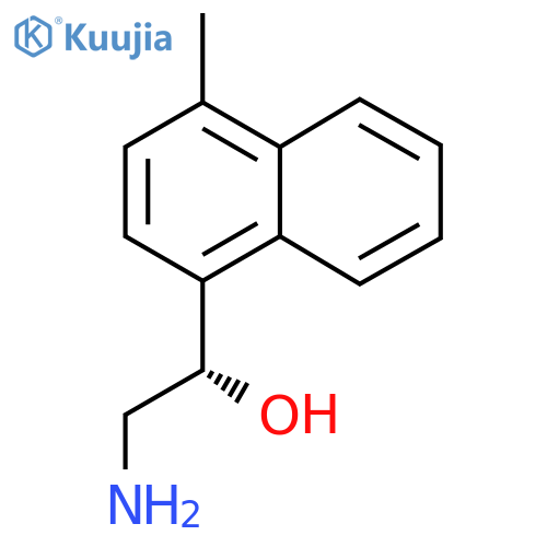 (1S)-2-amino-1-(4-methylnaphthalen-1-yl)ethan-1-ol structure