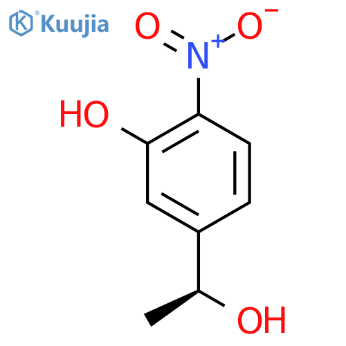 5-(1S)-1-hydroxyethyl-2-nitrophenol structure
