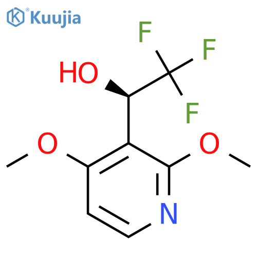 (1R)-1-(2,4-dimethoxypyridin-3-yl)-2,2,2-trifluoroethan-1-ol structure