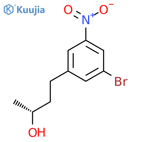 (2R)-4-(3-bromo-5-nitrophenyl)butan-2-ol structure