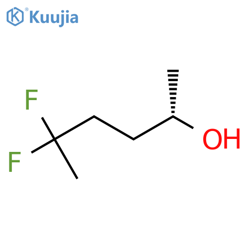 (2S)-5,5-difluorohexan-2-ol structure