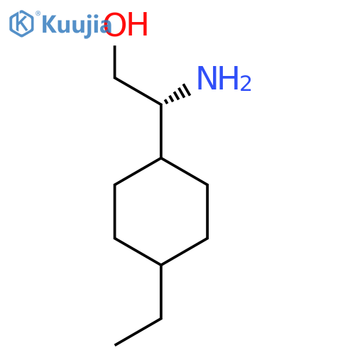 (2R)-2-amino-2-(4-ethylcyclohexyl)ethan-1-ol structure