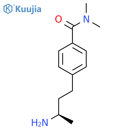 4-(3R)-3-aminobutyl-N,N-dimethylbenzamide structure
