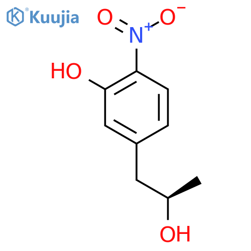 5-(2R)-2-hydroxypropyl-2-nitrophenol structure