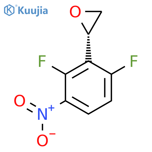 (2S)-2-(2,6-difluoro-3-nitrophenyl)oxirane structure
