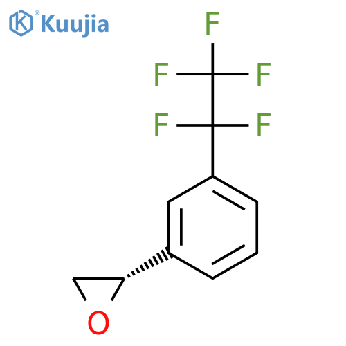 (2S)-2-3-(pentafluoroethyl)phenyloxirane structure