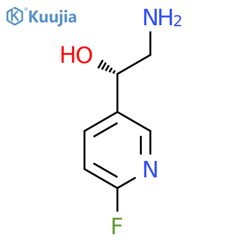 (1S)-2-amino-1-(6-fluoropyridin-3-yl)ethan-1-ol structure