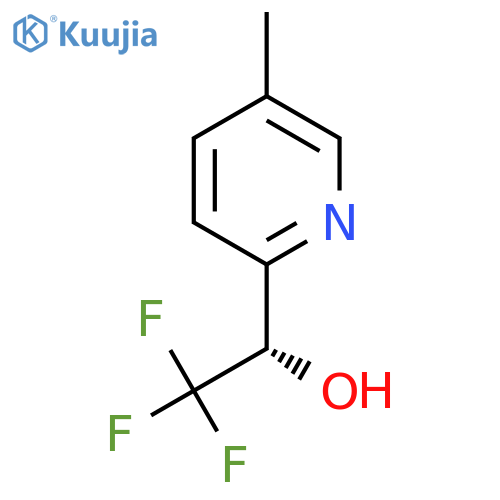 (1S)-2,2,2-trifluoro-1-(5-methylpyridin-2-yl)ethan-1-ol structure