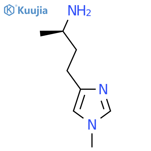 (2R)-4-(1-methyl-1H-imidazol-4-yl)butan-2-amine structure