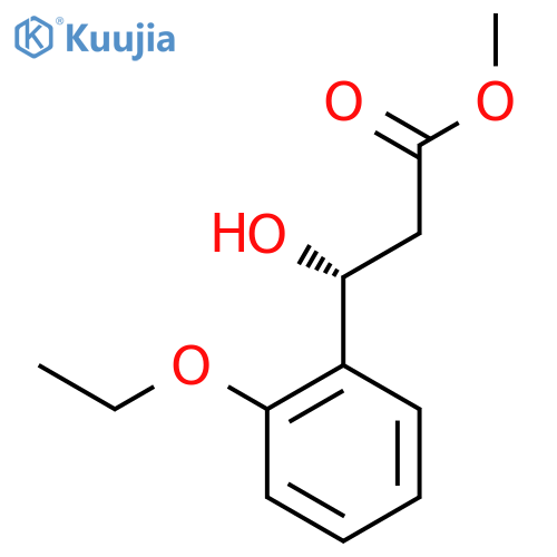 methyl (3R)-3-(2-ethoxyphenyl)-3-hydroxypropanoate structure