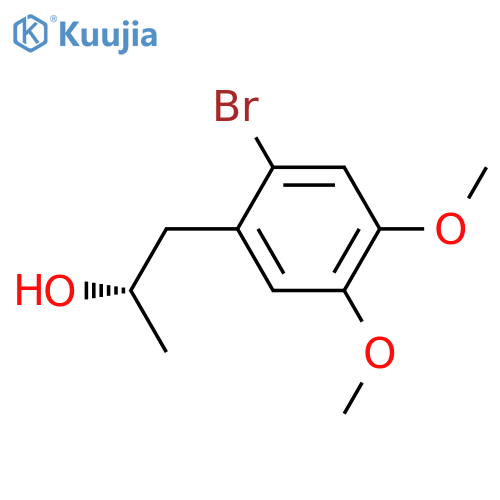 (2S)-1-(2-bromo-4,5-dimethoxyphenyl)propan-2-ol structure