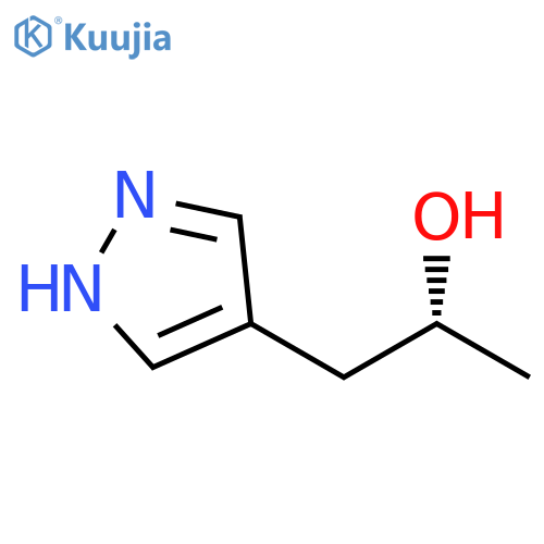 (2R)-1-(1H-pyrazol-4-yl)propan-2-ol structure