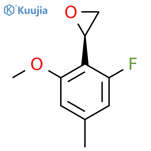 (2R)-2-(2-fluoro-6-methoxy-4-methylphenyl)oxirane structure