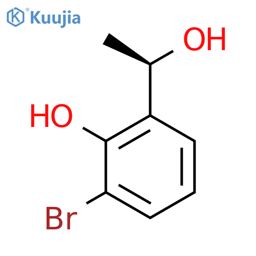 2-bromo-6-(1R)-1-hydroxyethylphenol structure