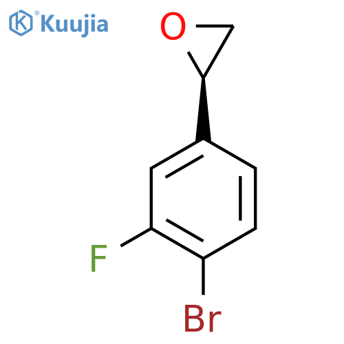 (2R)-2-(4-bromo-3-fluorophenyl)oxirane structure