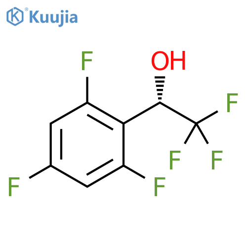 (1S)-2,2,2-trifluoro-1-(2,4,6-trifluorophenyl)ethan-1-ol structure