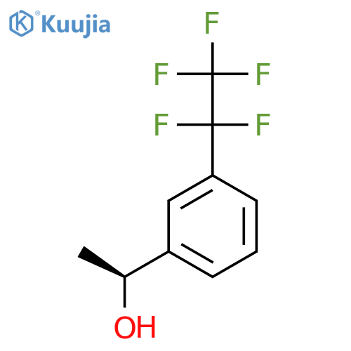 (1S)-1-3-(pentafluoroethyl)phenylethan-1-ol structure