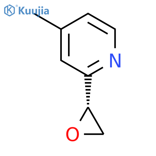 4-methyl-2-(2R)-oxiran-2-ylpyridine structure