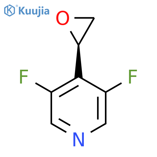 3,5-difluoro-4-(2R)-oxiran-2-ylpyridine structure