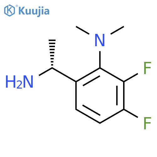 6-(1R)-1-aminoethyl-2,3-difluoro-N,N-dimethylaniline structure