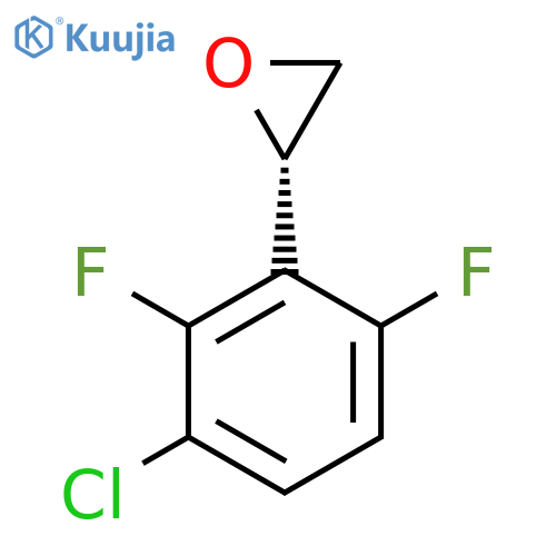 (2S)-2-(3-chloro-2,6-difluorophenyl)oxirane structure