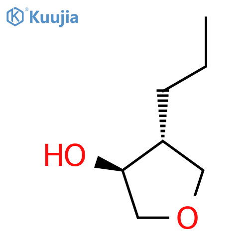 rac-(3R,4S)-4-propyloxolan-3-ol structure