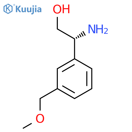 (2R)-2-amino-2-3-(methoxymethyl)phenylethan-1-ol structure