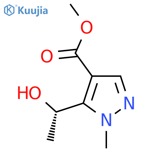 methyl 5-(1S)-1-hydroxyethyl-1-methyl-1H-pyrazole-4-carboxylate structure