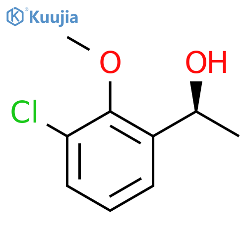 (1S)-1-(3-chloro-2-methoxyphenyl)ethan-1-ol structure