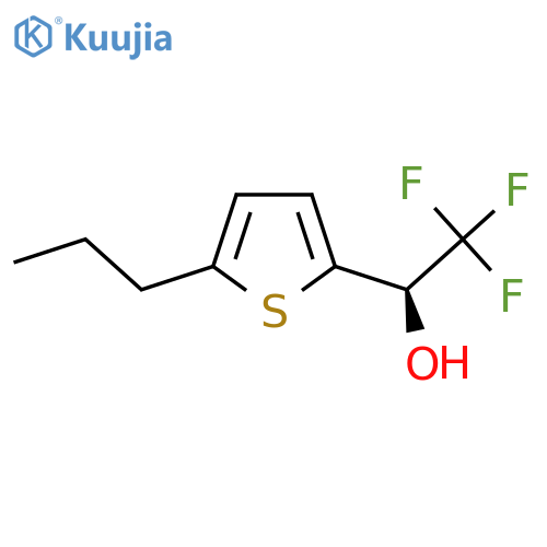 (1R)-2,2,2-trifluoro-1-(5-propylthiophen-2-yl)ethan-1-ol structure