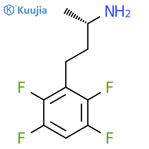 (2S)-4-(2,3,5,6-tetrafluorophenyl)butan-2-amine structure